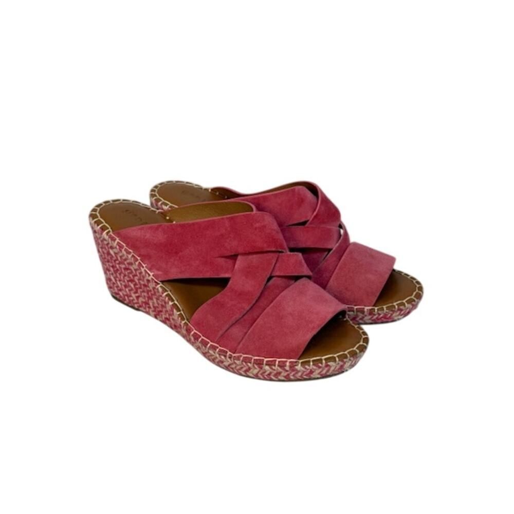 Gentle Souls by Kenneth Cole Women's Charli Woven Strap Heeled Sandal 8.5 M
